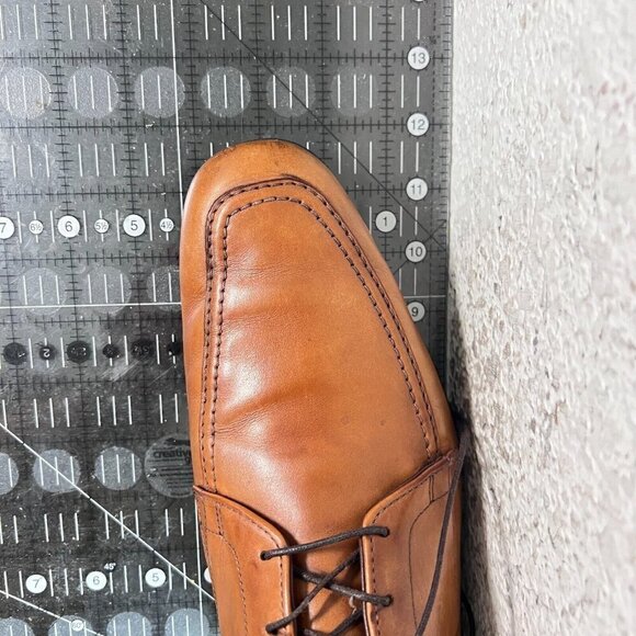 Allen Edmonds Tribeca Men Size 9D Brown Walnut Leather Derby Dress Shoes - Picture 16 of 16